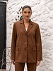 Attentif Dames imitatie Suede leren blazer