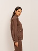 Attentif Dames imitatie Suede leren jas