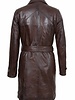 Carlo Sacchi Dames lang leren trenchcoat