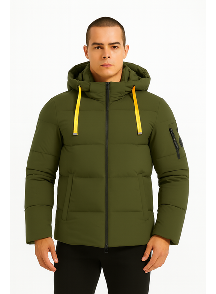 Winterjas heren groen