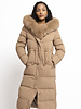 Winterjas dames lang bruin