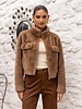 Attentif Bontjas dames kort camel