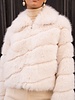 Attentif Bontjas dames kort beige