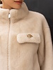 Attentif Bontjas dames kort beige