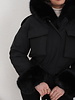 Dames winter bomberjack zwart