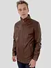LVS Leren jas heren half lang cognac