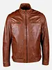 Leather City Echte Leren jas heren copper bruin