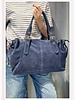 Dames echt leren tas blauw B08