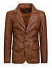 Leather City Leren blazer heren cognac