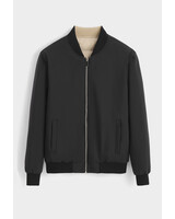 Dubbelzijdige heren zomerjas zwart