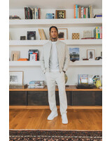 Dubbelzijdige heren zomerjas beige