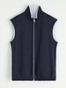 Dubbelzijdige bodywarmer heren blauw wit