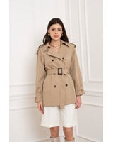 Attentif Trenchcoat dames beige