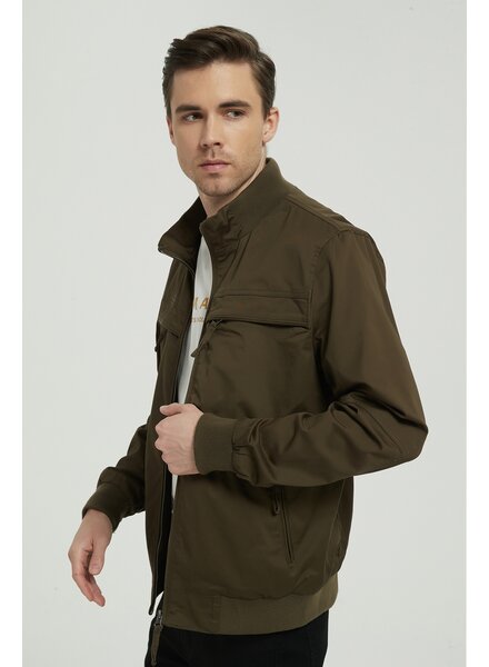 Heren zomerjas Softshell groen