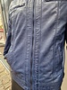 Leather City Leren jas heren kobalt blauw