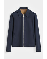 Dubbelzijdige heren zomerjas blauw