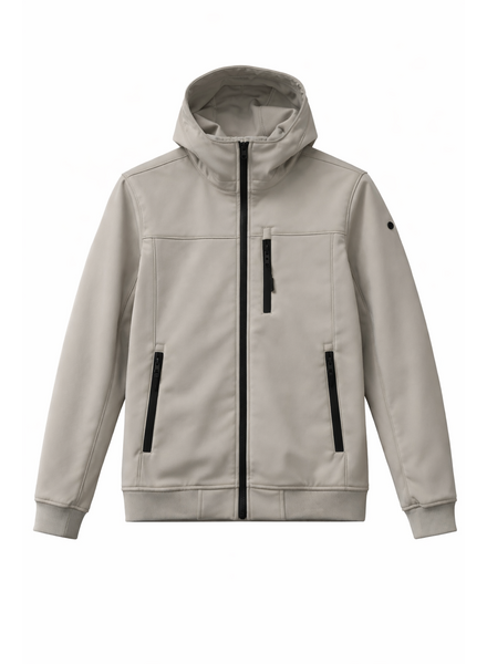 Softshell zomerjas heren beige