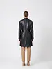 Leather City Leren Jas Dames Half Lang Zwart