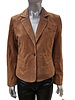 Leather City Suède leren jas dames cognac