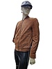 Leather City Suède leren jas dames cognac