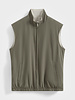 Heren Dubbelzijdig bodywarmer beige groen
