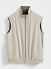 Heren Dubbelzijdig bodywarmer beige groen