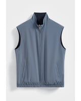 Dubbelzijdige bodywarmer heren licht blauw