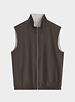 Dubbelzijdige bodywarmer heren bruin beige