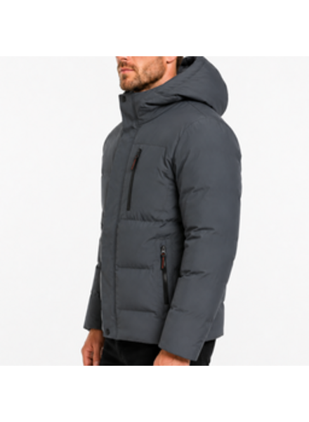 Winterjas heren grijs