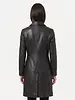 Leather City Lange leren jas dames
