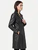 Leather City Lange leren jas dames