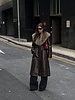 Dames winterjas trench coat bruin