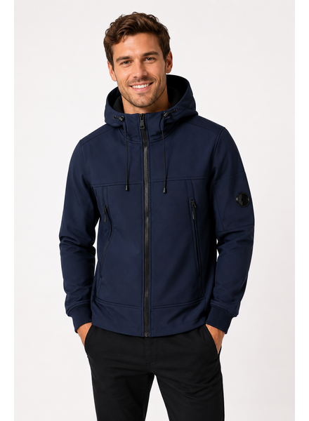 Heren zomer jack blauw