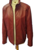 Heren Leren jas rood