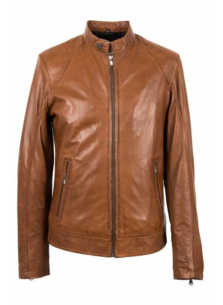 Heren leren jassen  bruin 990