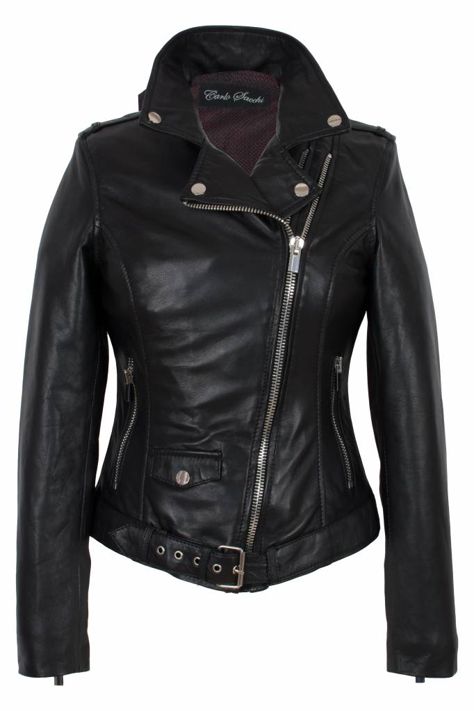 Ongebruikt Leren jas dames zwart - Leather City TR-82