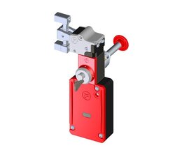 Vergrendelbare veiligheidsschakelaar met vaste tong en noondontgrendeling