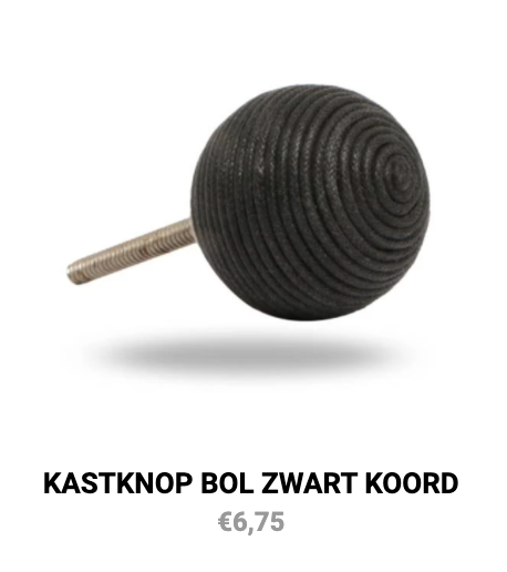 Zwarte kastknoppen