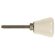 Kastknop Porselein Kegel Creme Beige