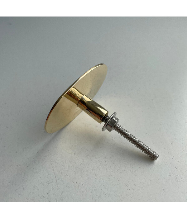 Kastknop Parelmoer Goud Ovaal