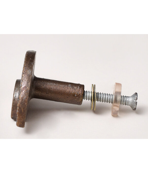 Kastknop Halve Zon Brons