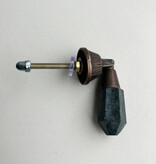 Kastknop Hanger Antiek Marmer Antraciet Groen