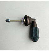 Kastknop Hanger Antiek Marmer Antraciet Groen
