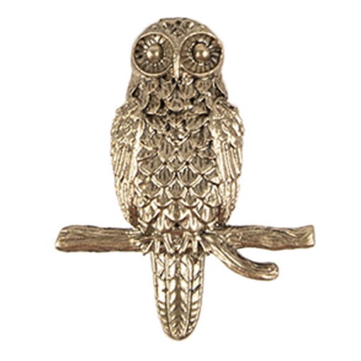 Kastknop Uil Goud