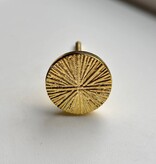 Kastknop Sol Metaal Goud