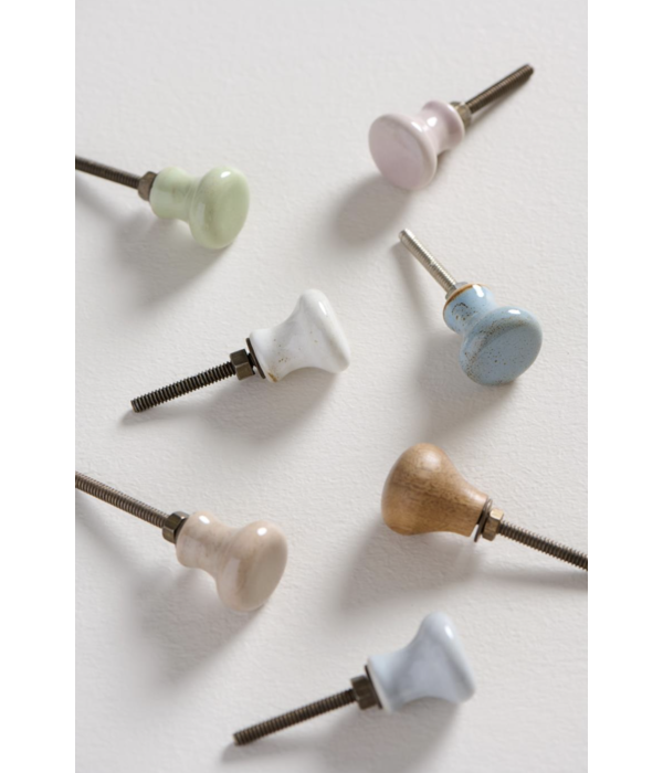 IB Laursen Kastknopje Keramiek Lichtgrijs