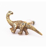 Kastknop Dino Goud Brachiosaurus