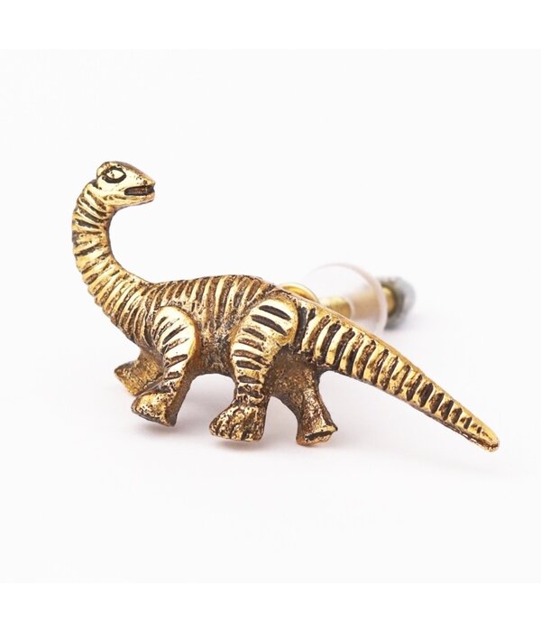 Kastknop Dino Goud Brachiosaurus