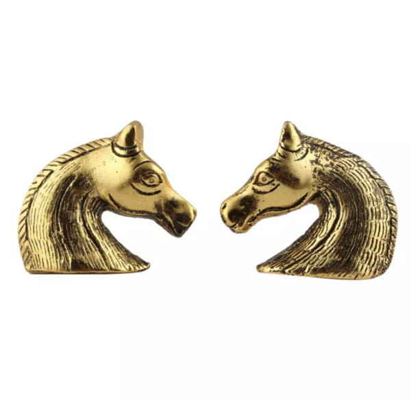 Kastknop Paard Goud (Set)