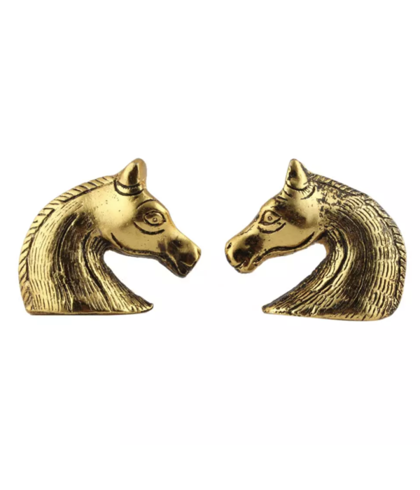 Kastknop Paard Goud (Set)